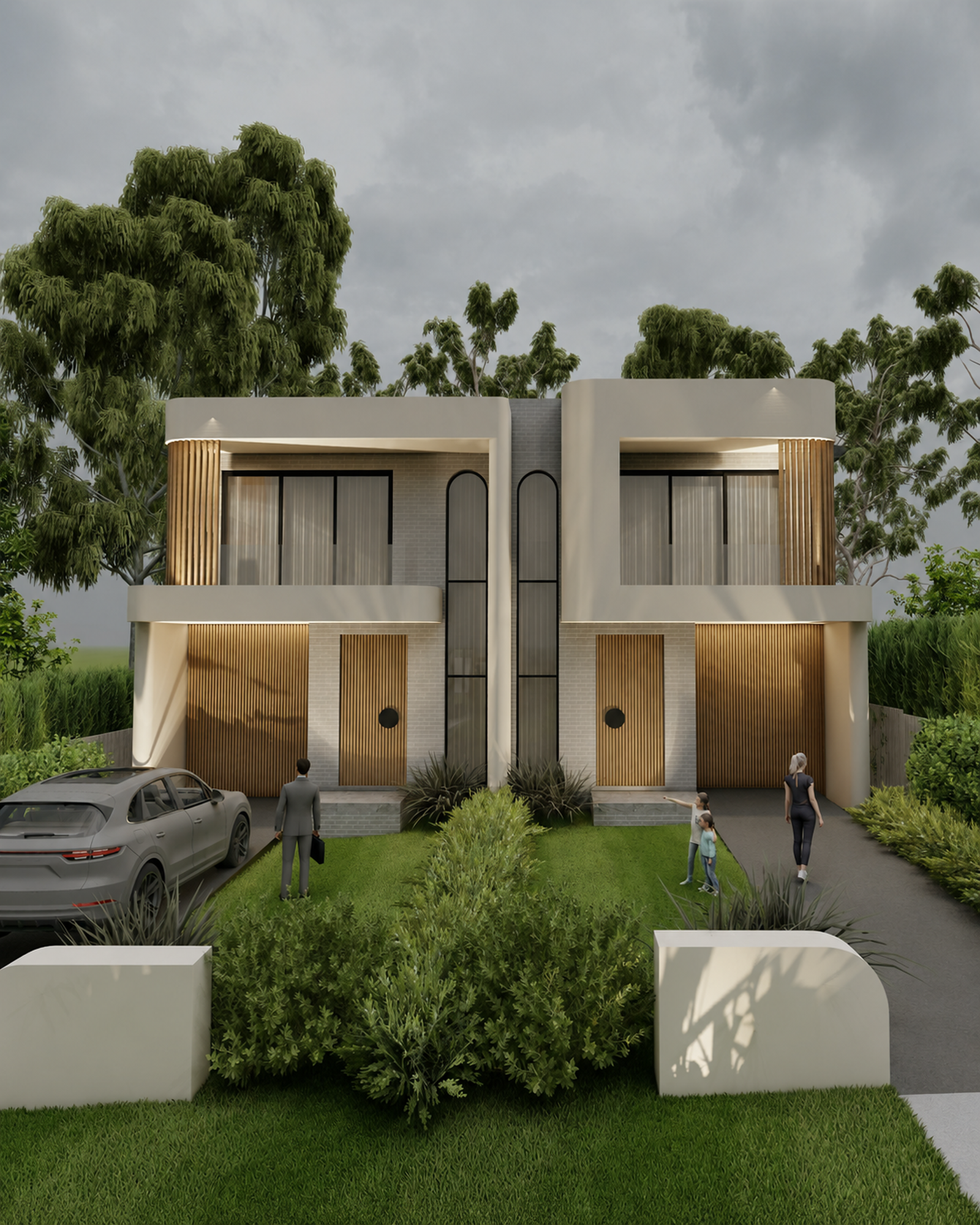 Render of Cecil St Duplex in Guildford